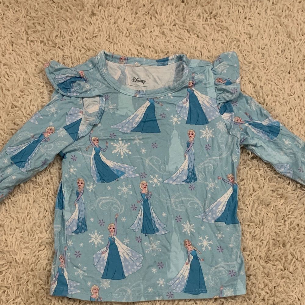 Posh Peanut Disney Elsa Blue Kids Shirt